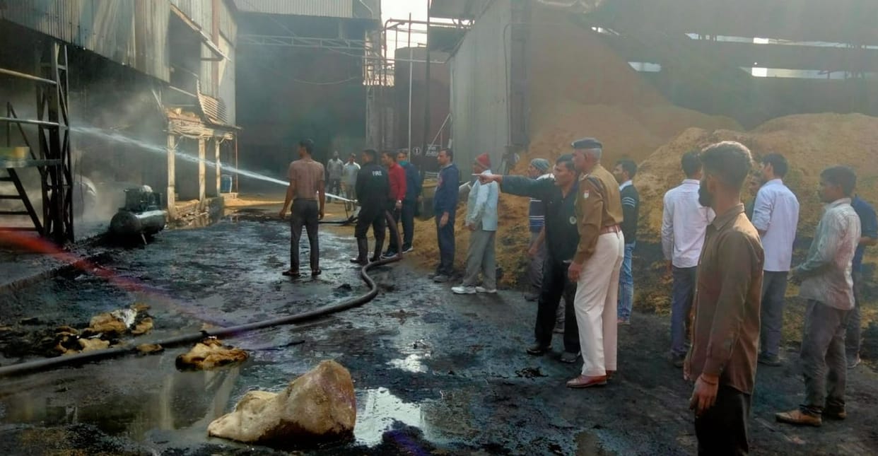 Fire In Factory of Rudrapur