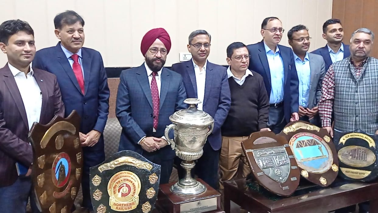 Ambala Railway Division got the best honor