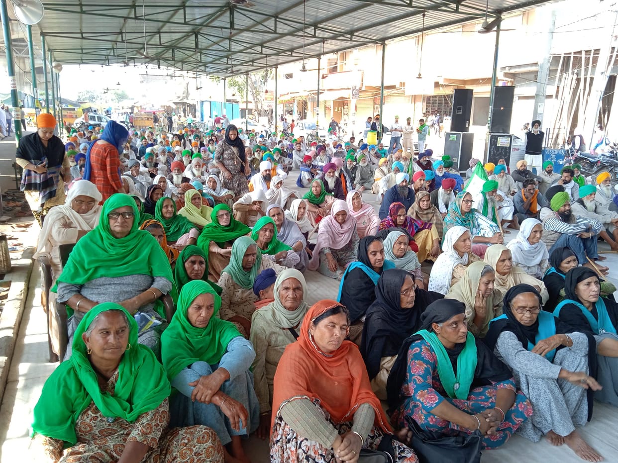farmers reached tikri border even the cancellation of 29th parliament march