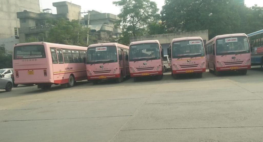 Right now pink mini buses will not be converted from ambulance to normal buses