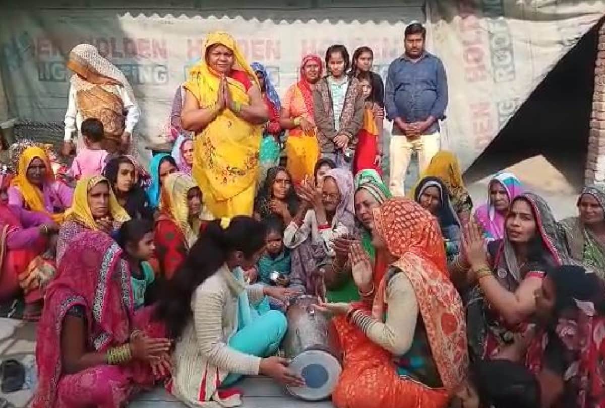 cow calf birthday celebration in village of mathura