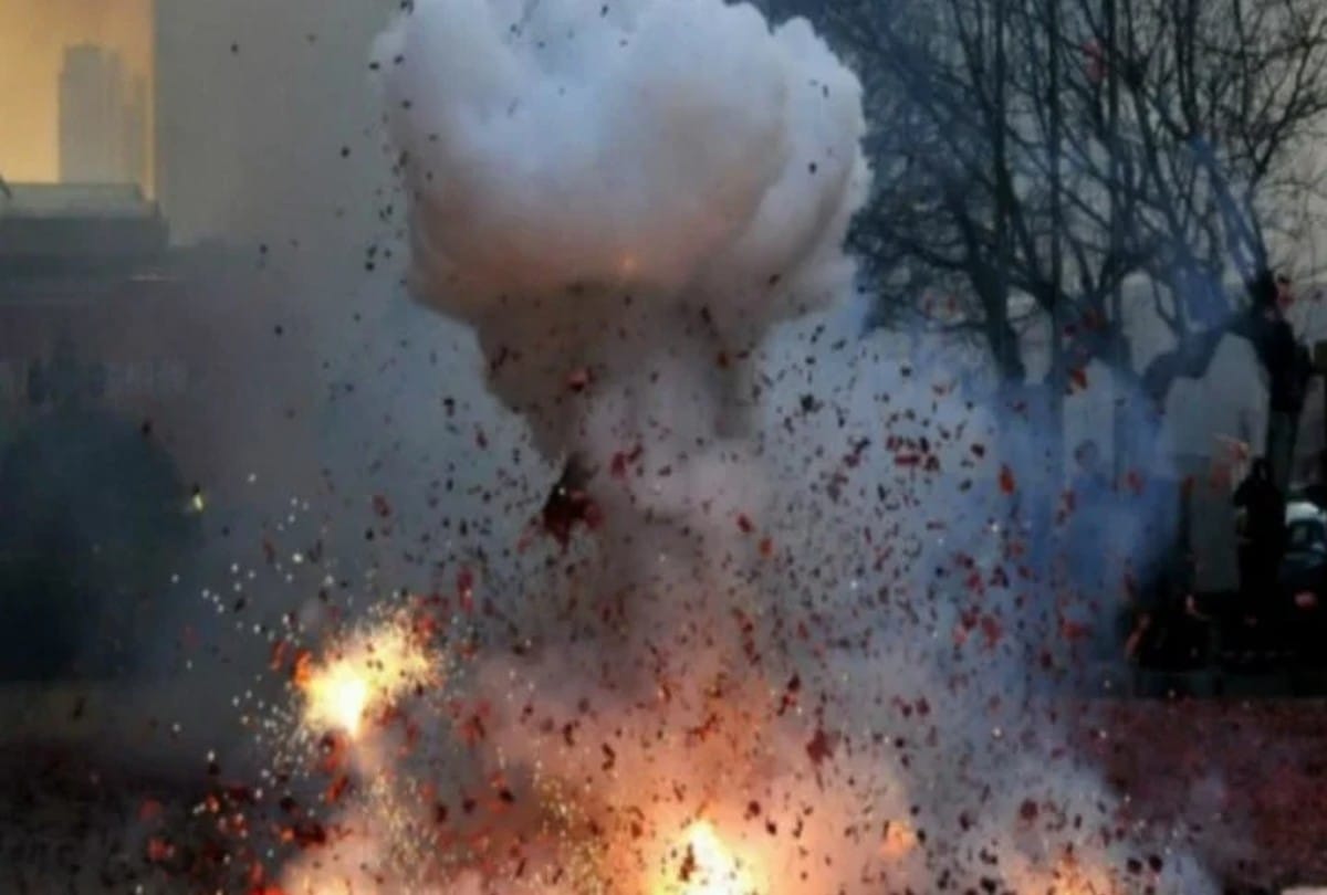 Two people died in an explosion at a firecracker manufacturing factory in Virudhunagar district Tamil Nadu