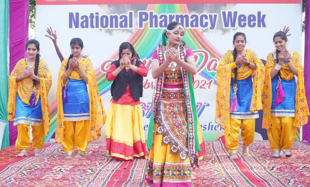 Students tied the knot by giving a cultural presentation