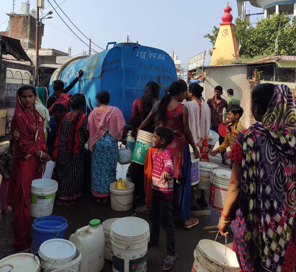 Water problem continues in Jajfarm and Rajpura