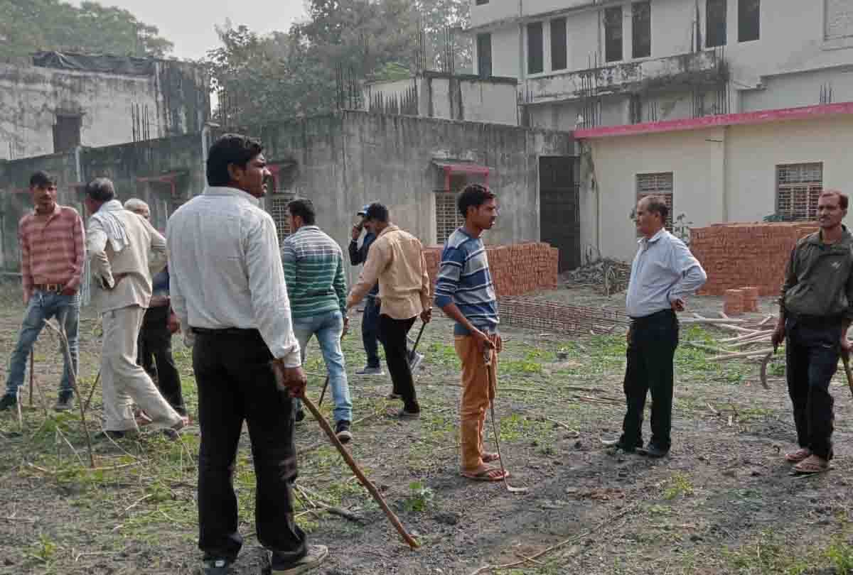 Leopard in college: Leopard again seen in VSSD, movement caught on camera