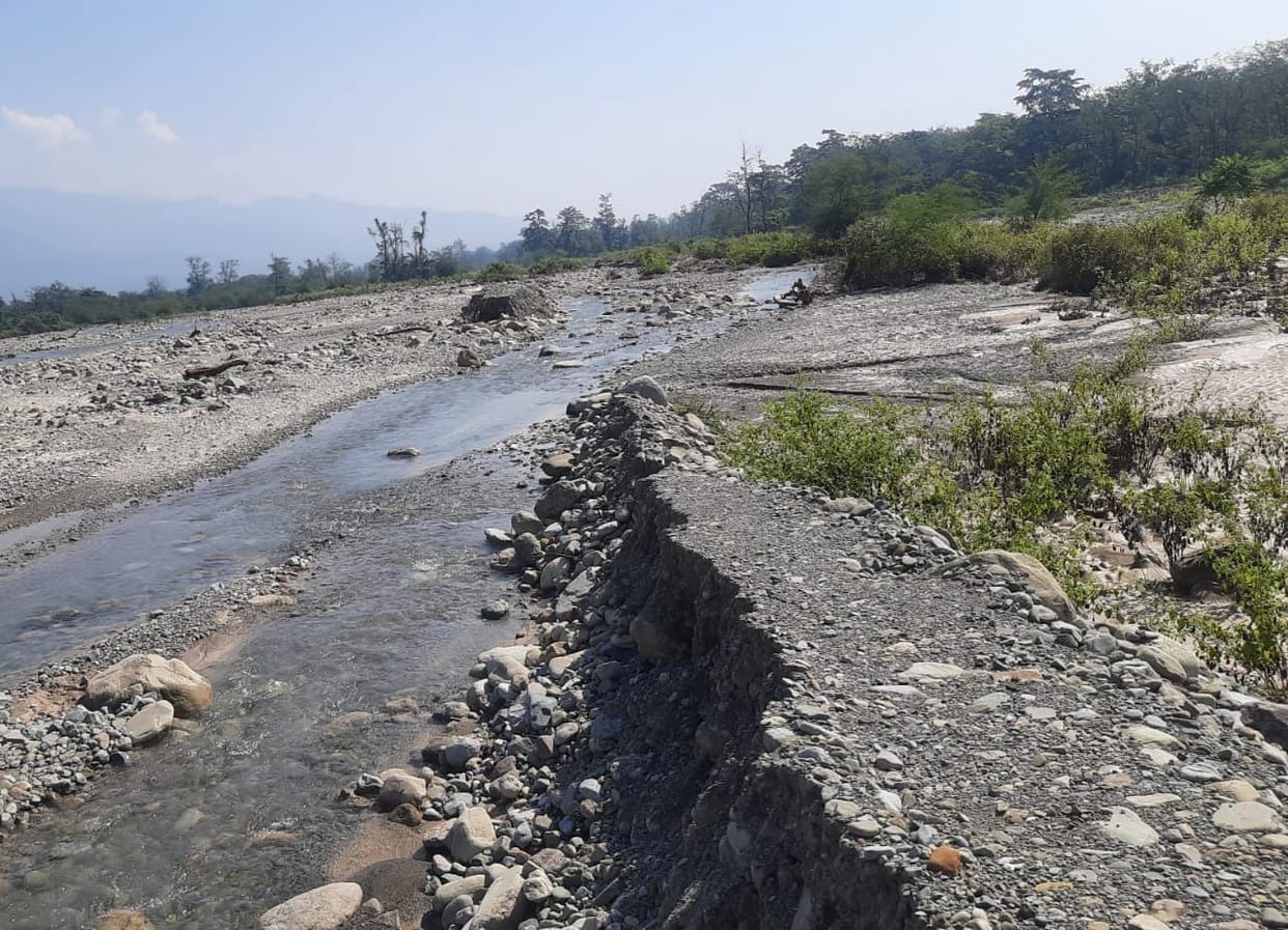 Khanan in Sharada River Tanakpur