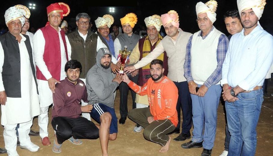 sonipat teams dominated in the state level circle kabaddi competition