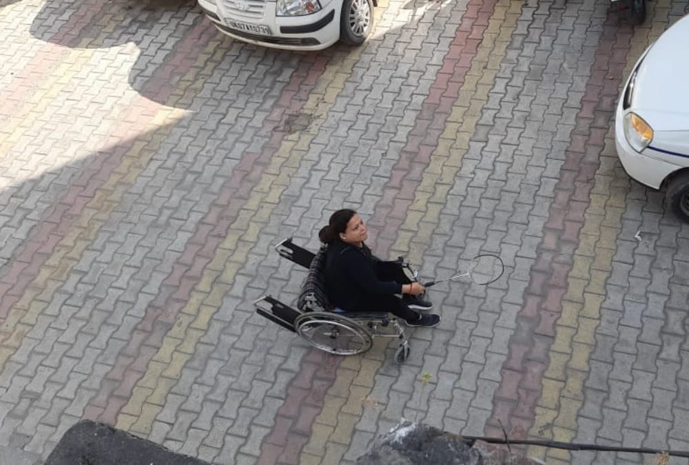Rishikesh News: International Paralympic players  Doing practice on road Due to Government Negligence