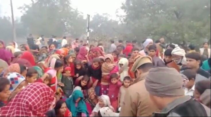 Woman dies due to roadways bus collision on Meerut highway
