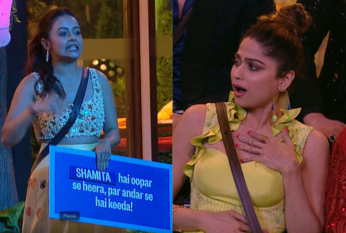 Bigg Boss 15 salman khan gets angry with Devoleena Bhattacharjee says you have complex with shamita shetty