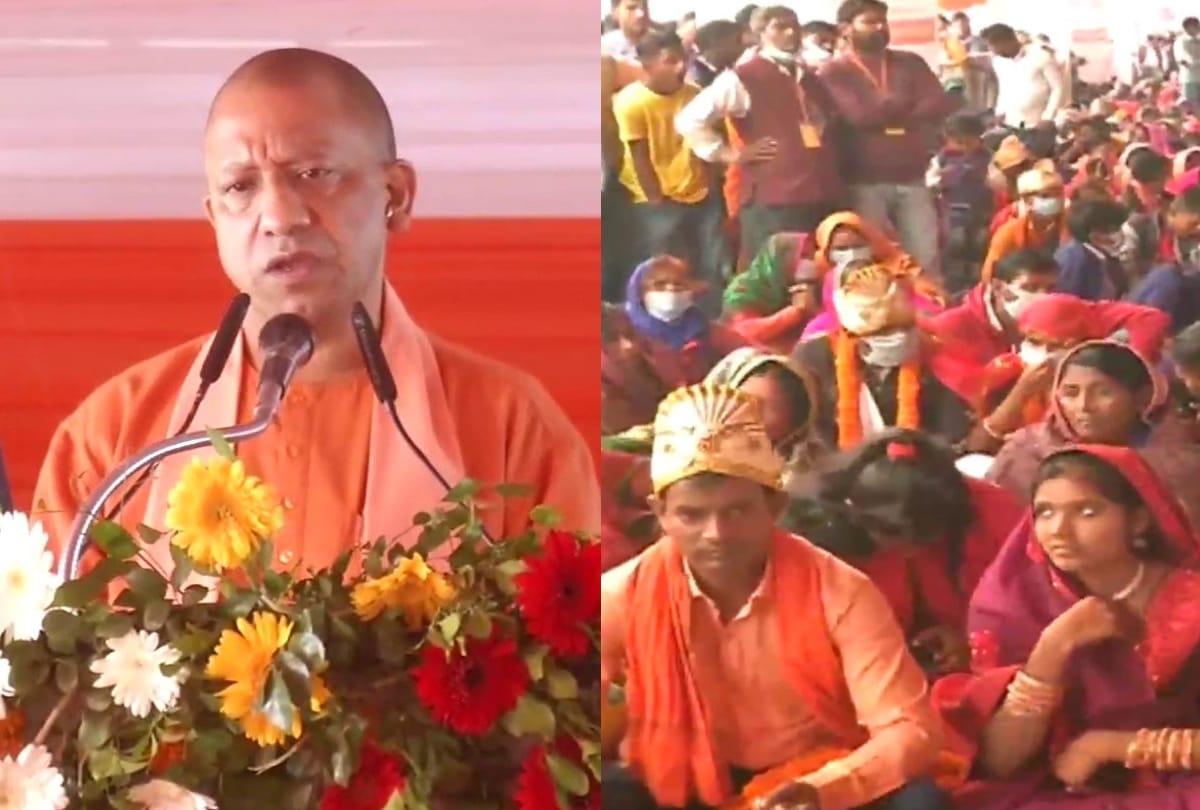 mass marriage ceremony in kushinagar with cm yogi visit