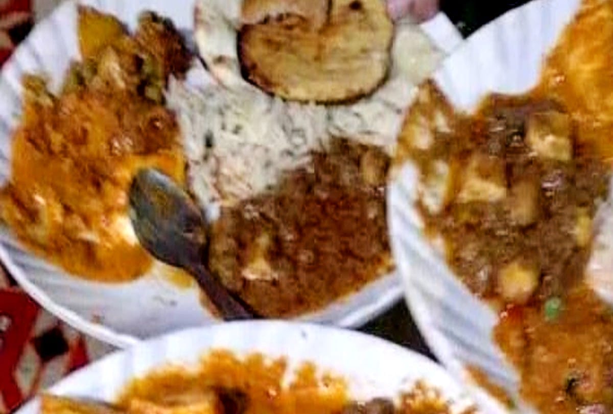 ruckus over food serving in the wedding ceremony in agra