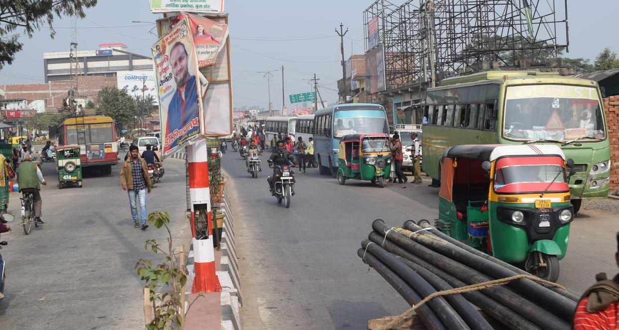 The ruckus happening from the roadways bus stand itself