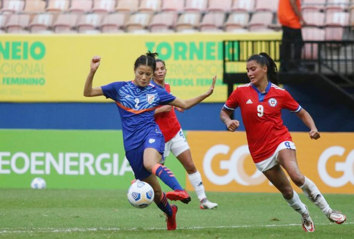 IND vs CHI Football Match: Indian women's football team lost 0-3 to Chile
