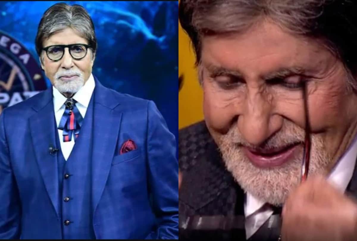 KBC 13: Shweta Bachchan and Navya Naveli Nanda arrived as guests in the 1000th episode Big B got emotional on the question of daughter