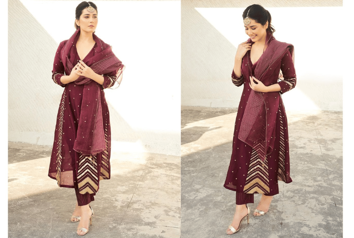 Raashii Khanna looks Stunning In These Stylish and Traditional Dresses