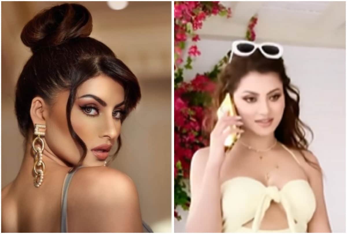 Urvashi Rautela shares hot pic in cream colour top and tight hairstyle fans goes crazy