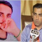 गौतम गंभीर को धमकी देने वाला पाकिस्तानी छात्र