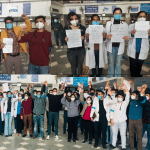 NEET PG Counselling: प्रदर्शन करते डॉक्टर