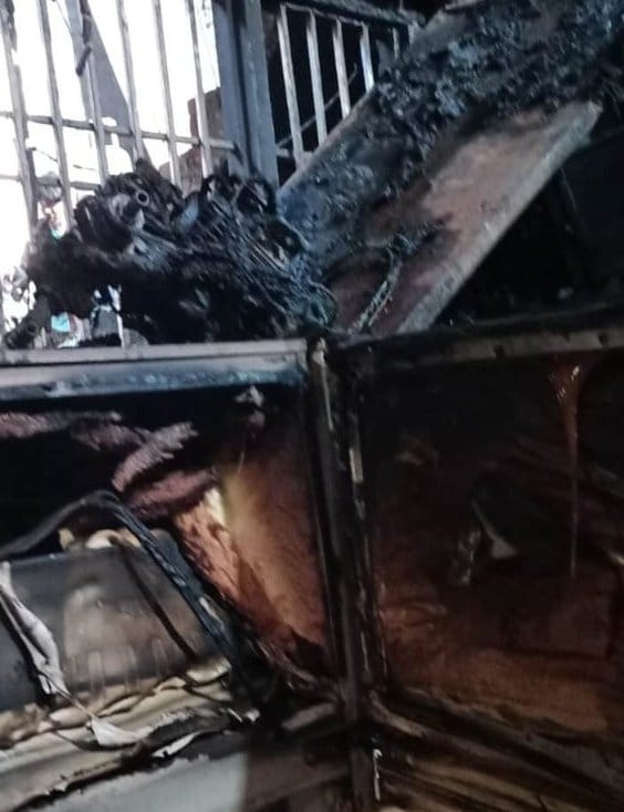 Fire in closed house, loss of lakhs