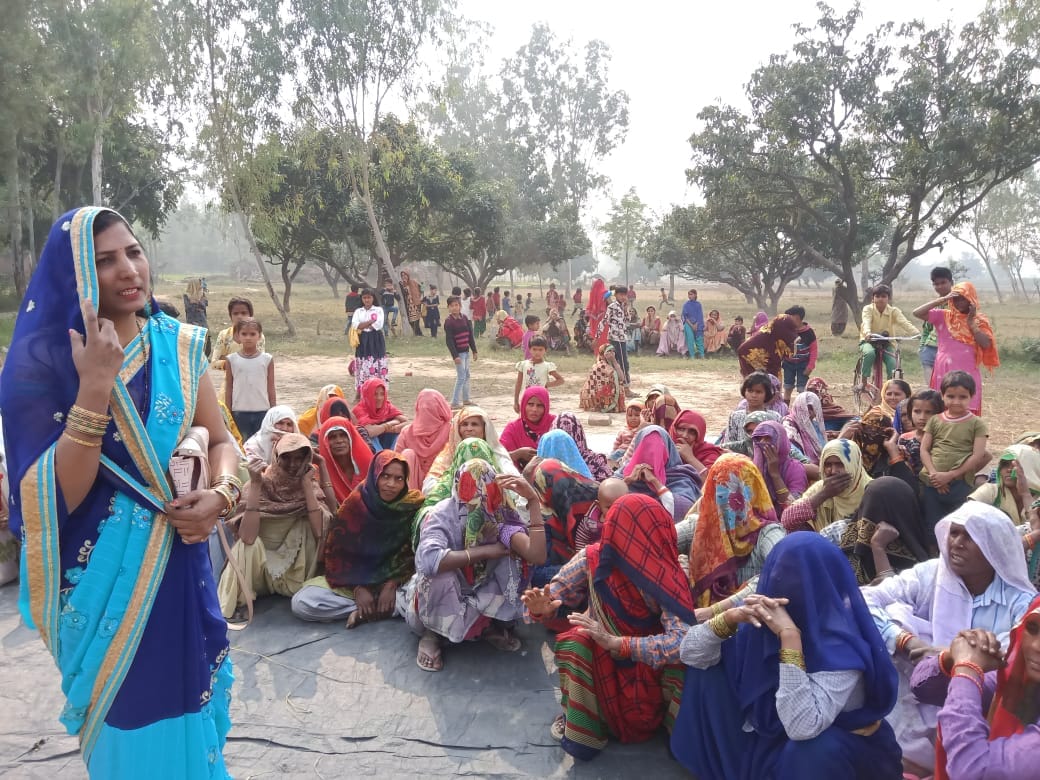 Woman head made villagers aware against alcohol
