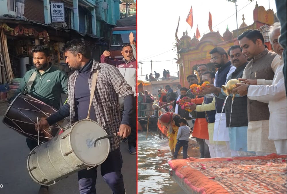 Char dham Devasthanam Board: Priest Celebration after dissolution of Devasthanam Board Photos