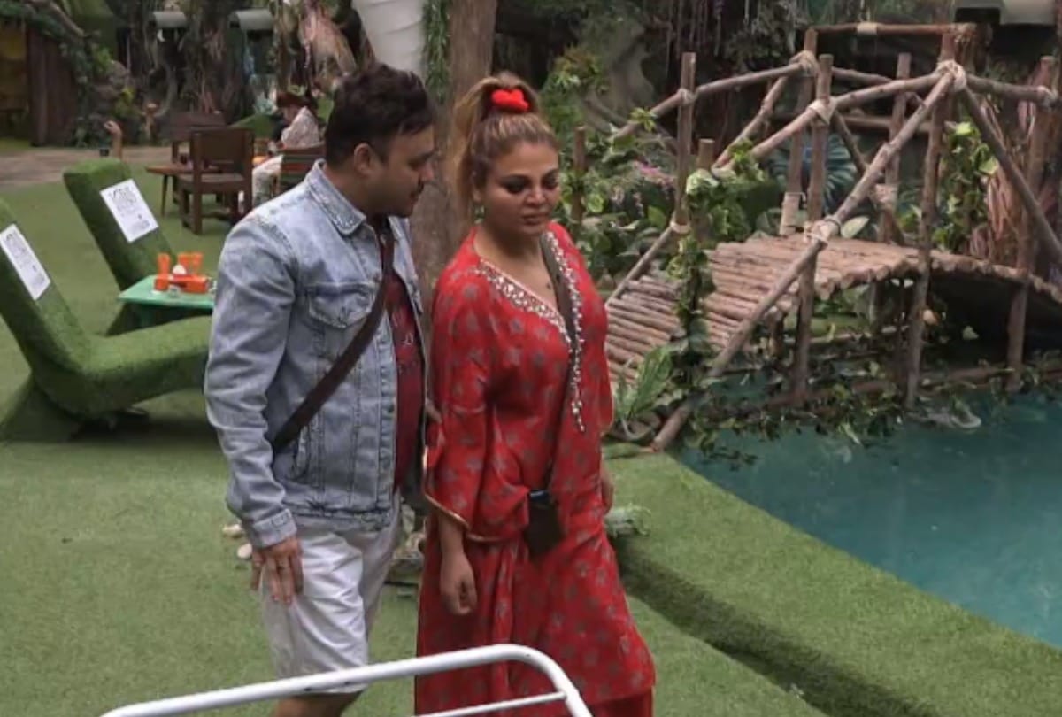 bigg boss 15 rakhi sawant and her husband ritesh argument for game plan he shares his strategy