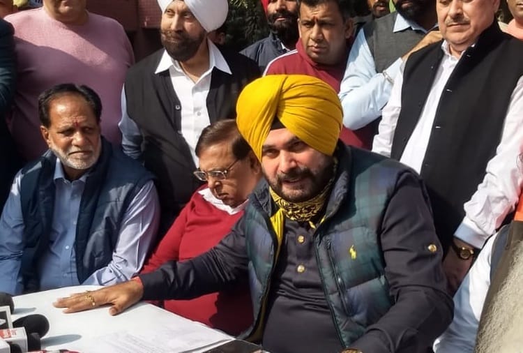 Punjab Congress President Navjot Singh Sidhu laid action plan for coming five years at in Ludhiana