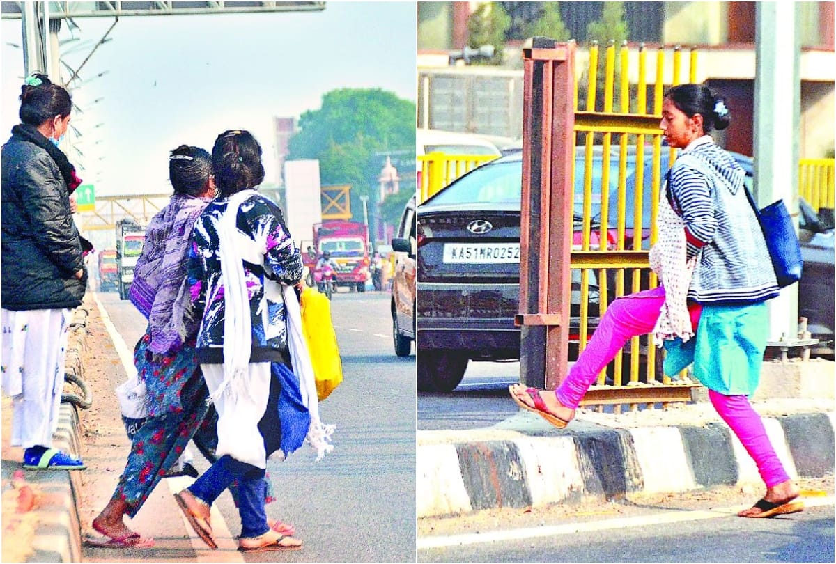 dangerous cuts on National Highway in Agra