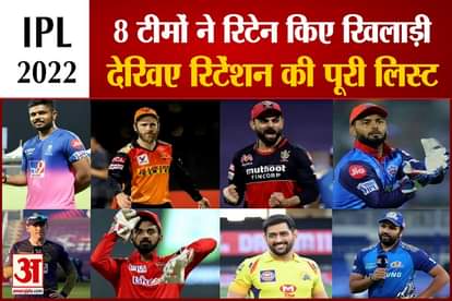 IPL 2022 Players Retention: Retained players of 8 teams announced, see list of all teams