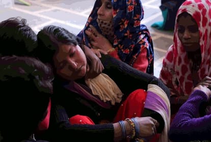 Delhi outer north district area Four members of family including two children found dead