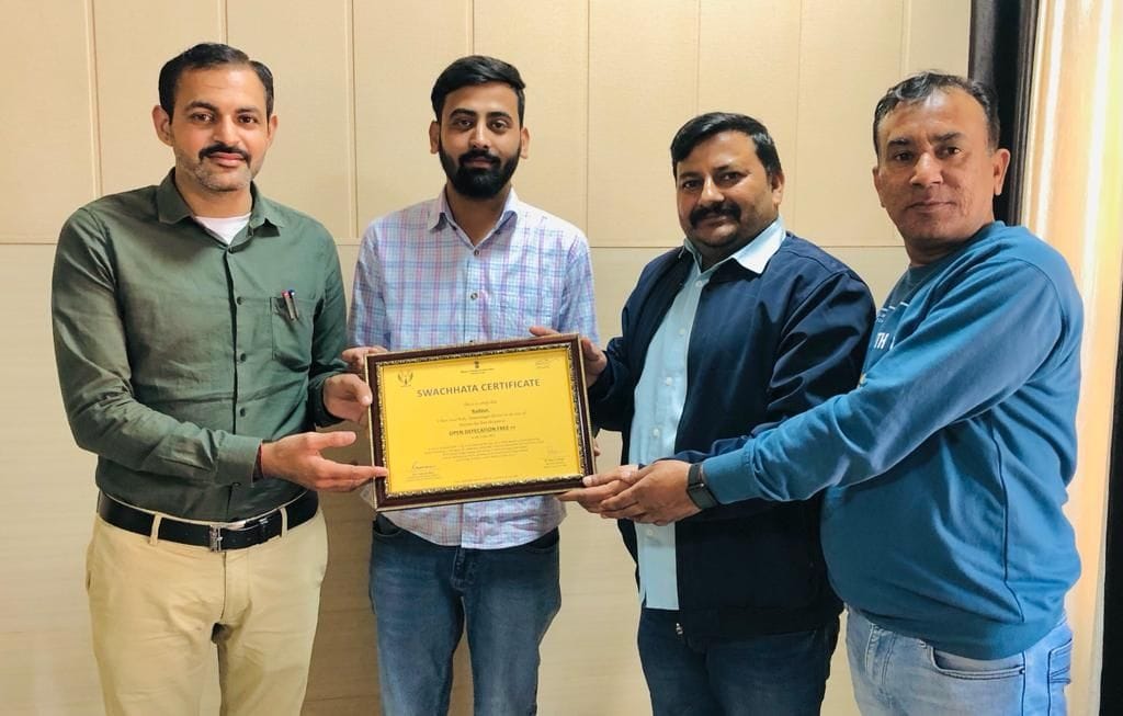 Radaur Municipality got 27th place in cleanliness sector