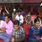 राजस्थान बेरोजगार एकीकृत महासंघ का प्रदर्शन