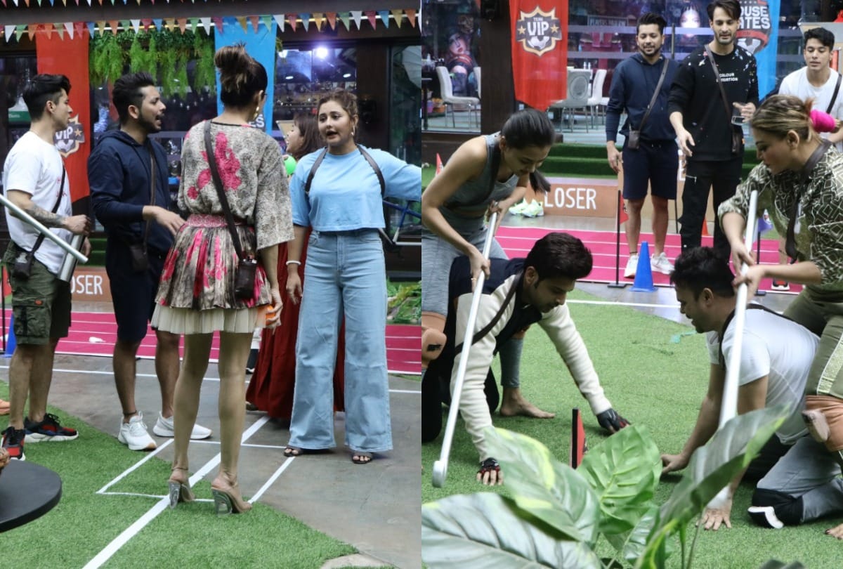 bigg boss 15 non vip contestant karan kundrra umar riaz and other people take revenge from vip rashami desai and Devoleena Bhattacharjee