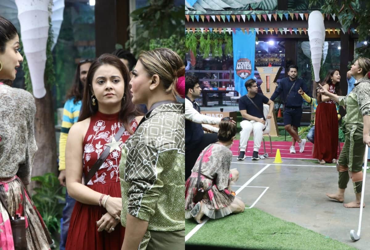 bigg boss 15 non vip contestant karan kundrra umar riaz and other people take revenge from vip rashami desai and Devoleena Bhattacharjee