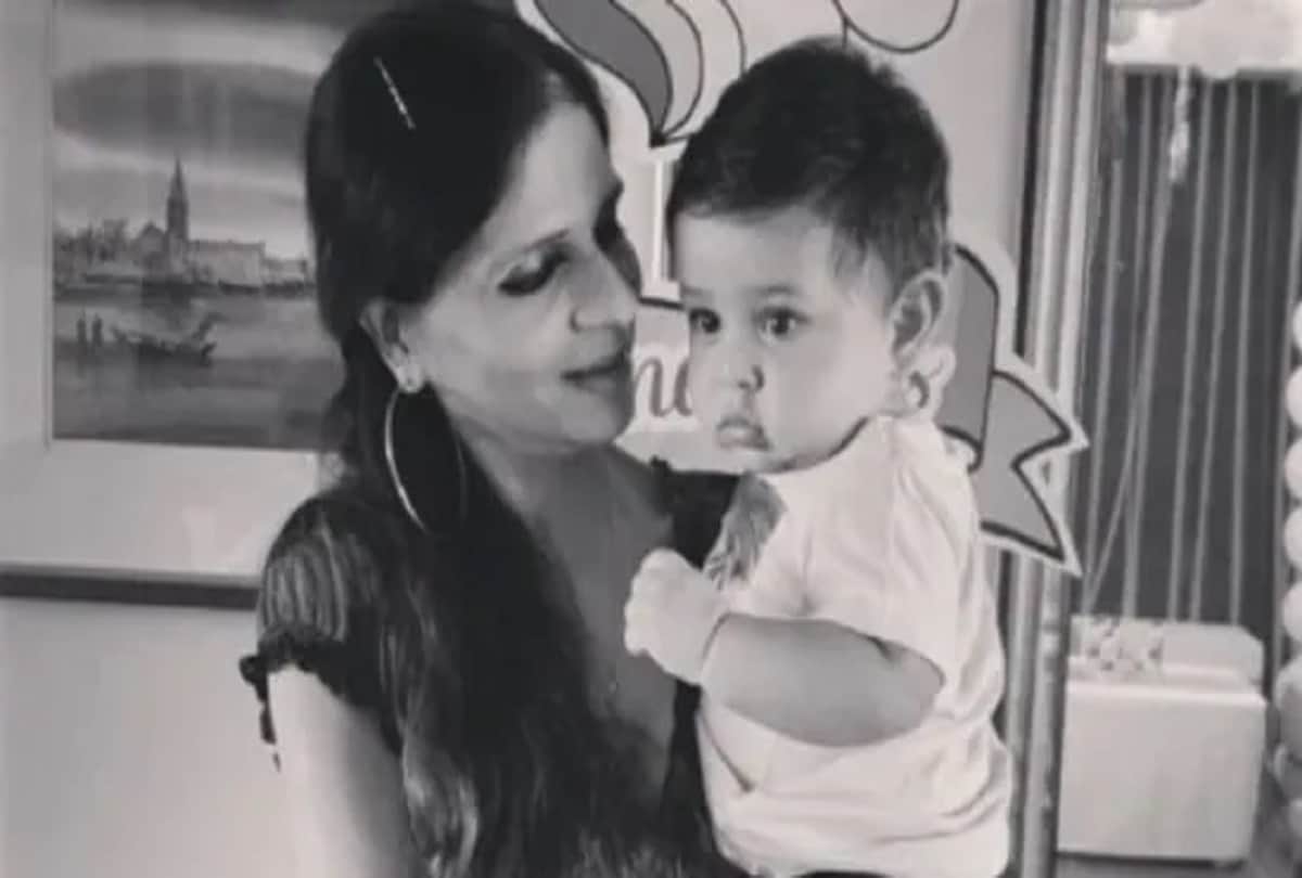 Saba shares rare pic of baby Ibrahim in Saif's arms and Sara posing beside them