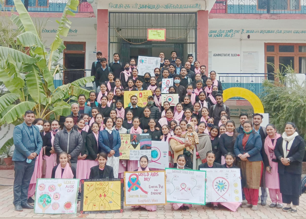 aids day orgnised rally and other function by student