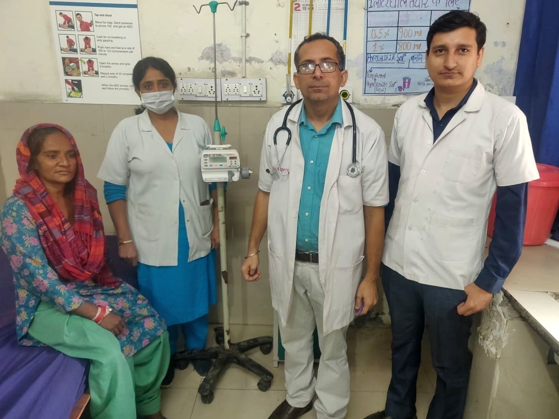 Paralysis: LT plus injection made the woman healthy in 24 hours