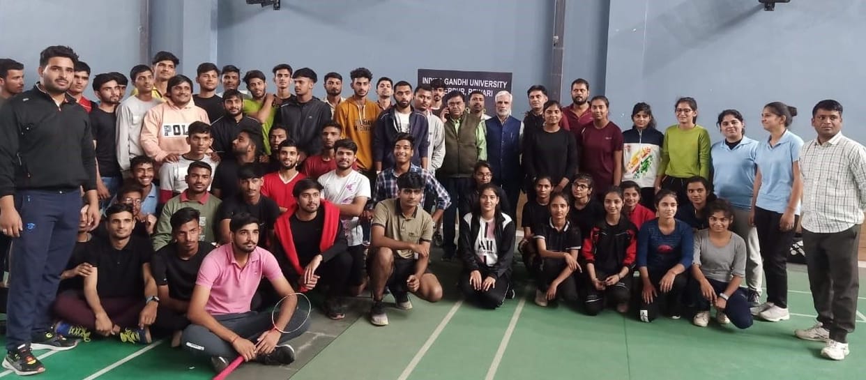 badminton team selected