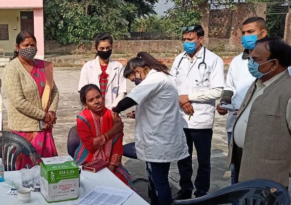 54.14 percent vaccination done in the district