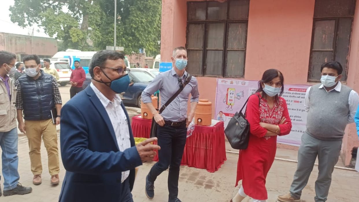 Hathras: Central team investigated the work of health department and FRHS institution