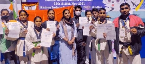 Players of Tikunia and Palia showed their strength in Delhi