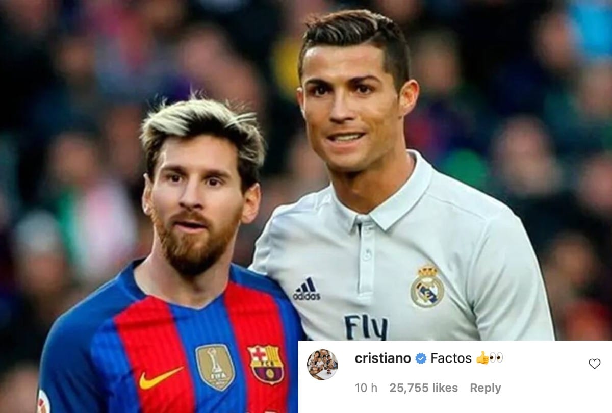 Messi vs Ronaldo Cristiano fan said messi Thief ronaldo supported