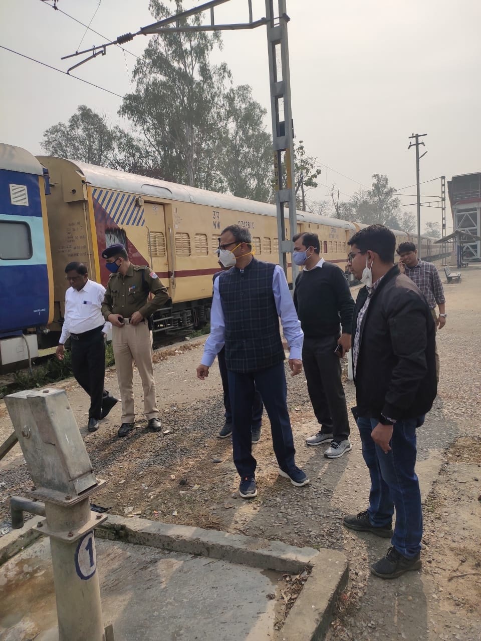 The boundary of the railway station premises will be changed, the place of parking will change