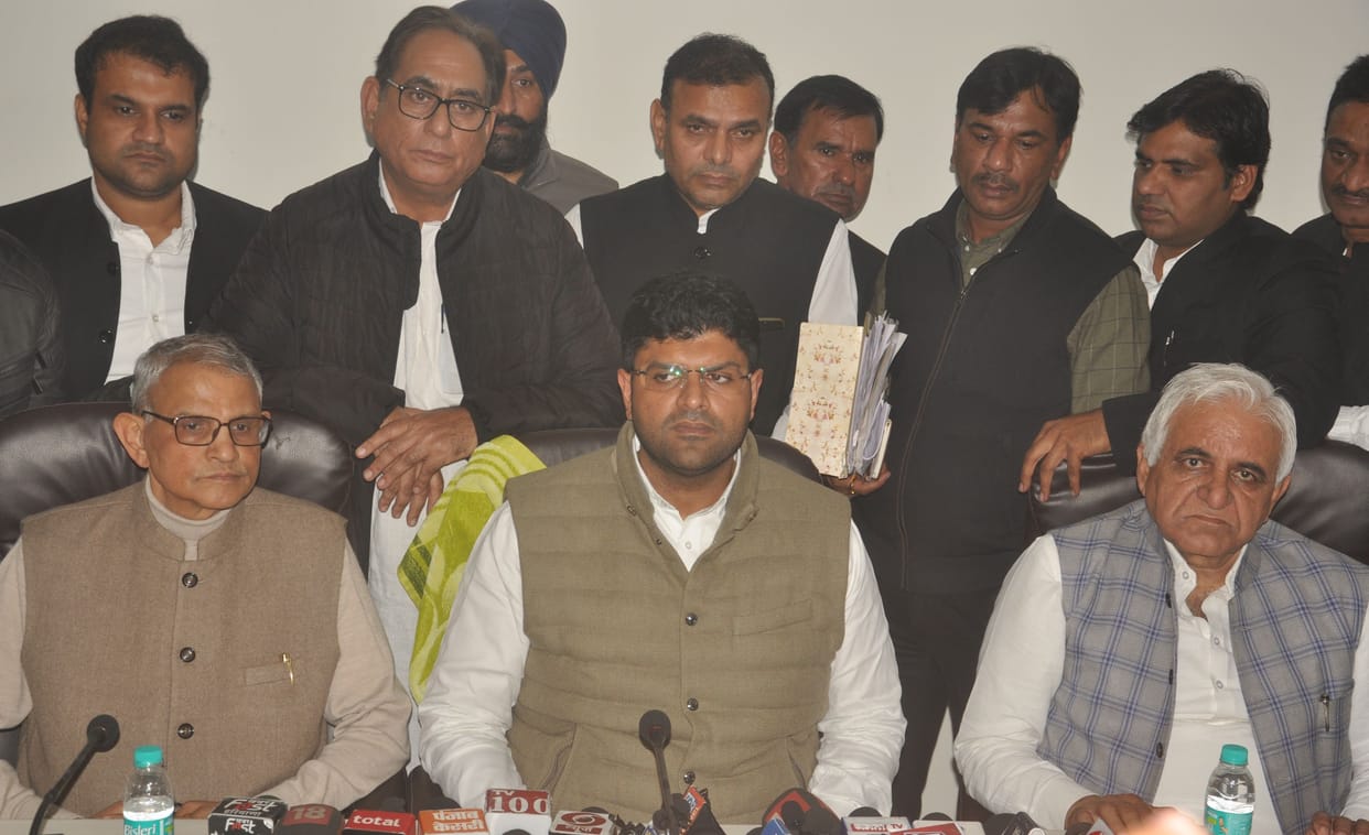Bhupendra Hooda used to run suitcase government: Dushyant