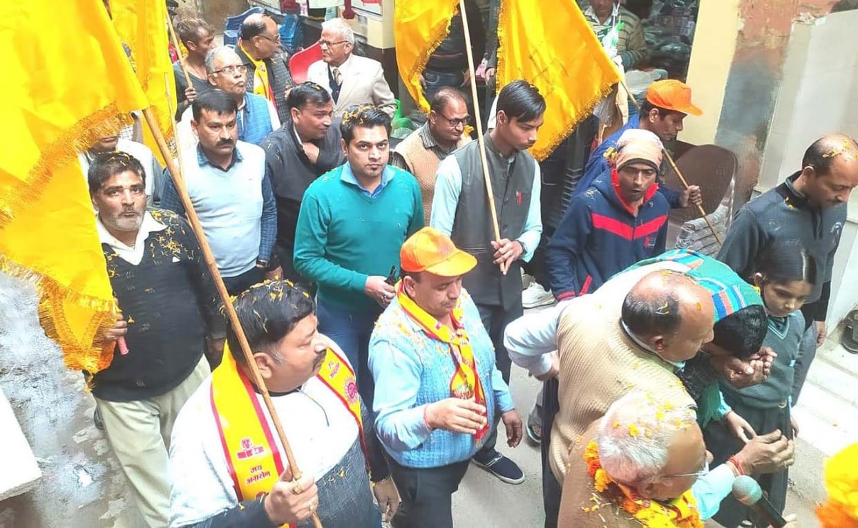 Kul Devi Mahalaxmi Shobha Yatra reached Kandhla from Agroha Dham