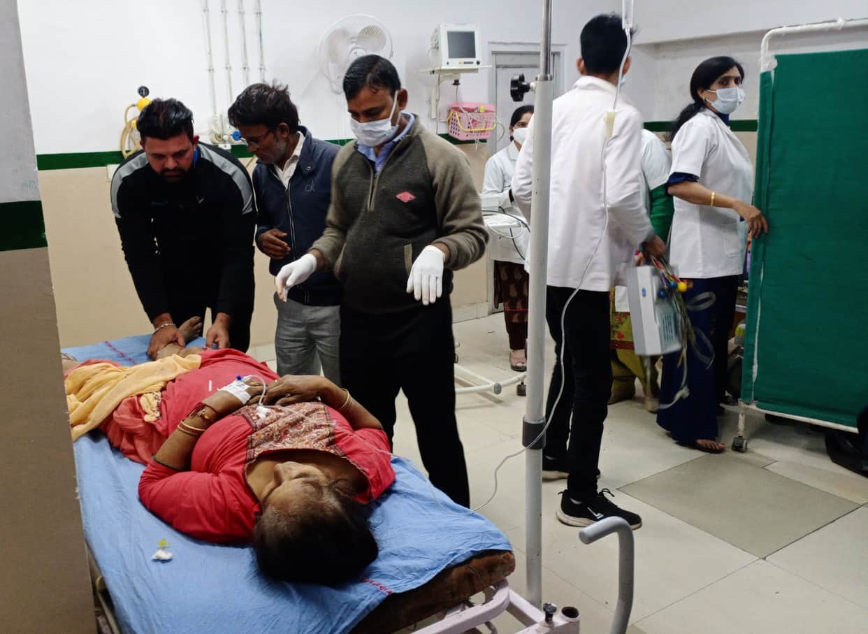 Mother-son killed in road accident, cousin and cousin standing on the roadside injured