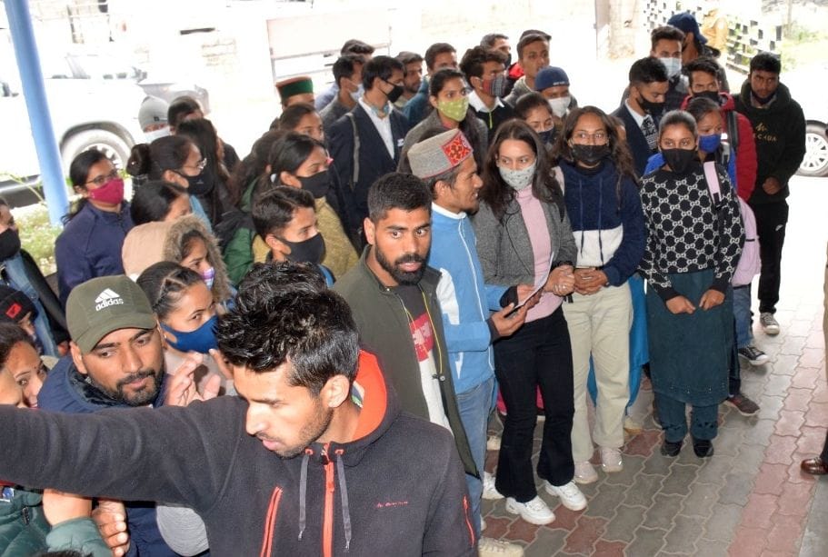 Boycott of classes, JBT trainees sitting on dharna