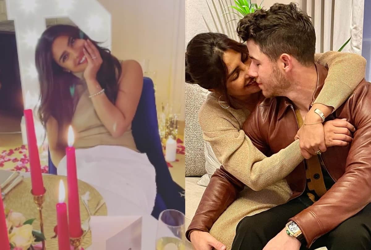 Nick Jonas Priyanka Chopra celebrated Merry Christmas shared romantic pictures on social media