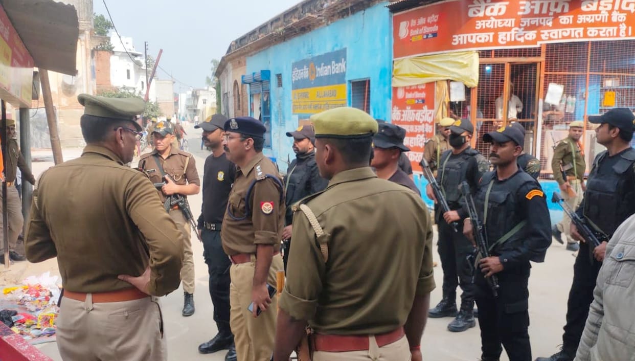 Alert in Ayodhya regarding terrorist inputs